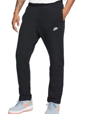 Nike Mens Sportswear Club Fleece Pants Black Size M